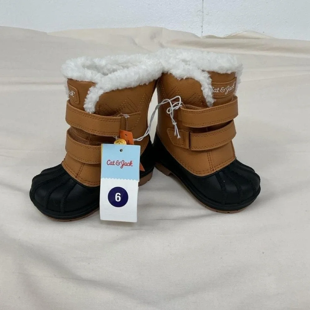 Cat & Jack Toddler Winter Boots | Size 6 | NWT ❄️🤎